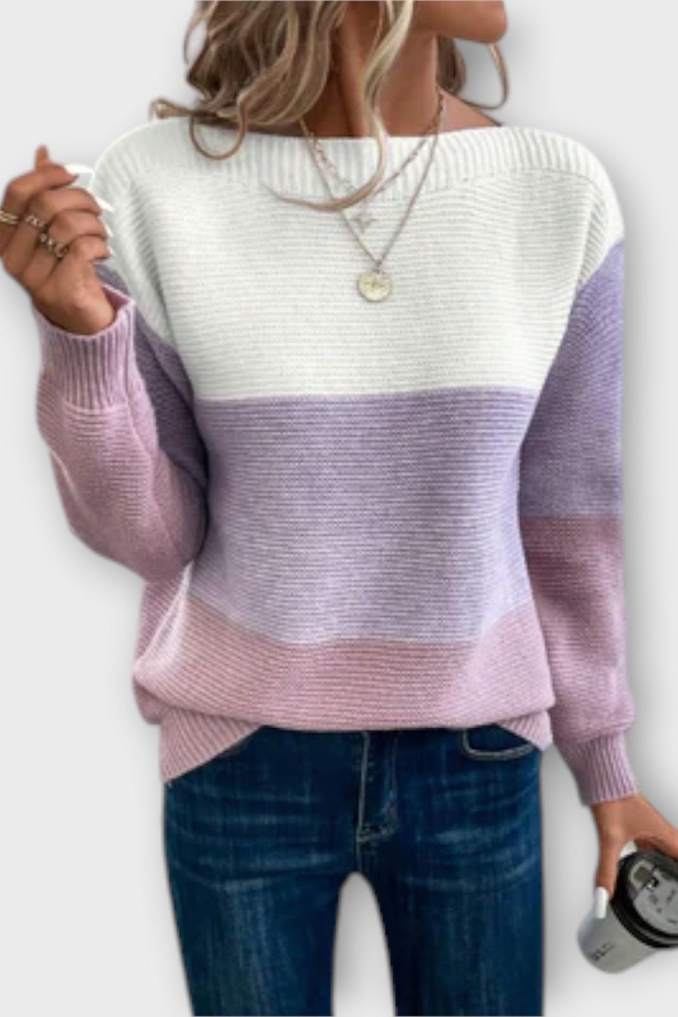 Clara | Patchwork trui