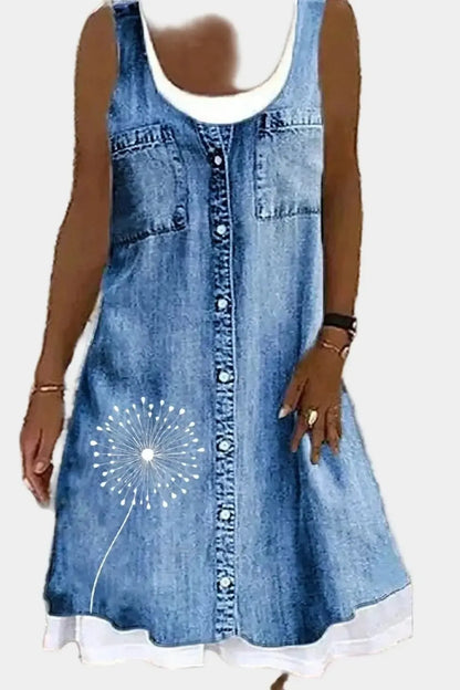 Agnes | Denim Kjole
