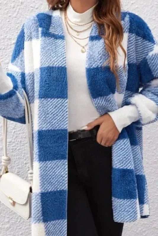 Alberte | Geruite hoodie