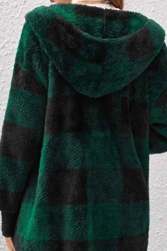 Alberte | Geruite hoodie