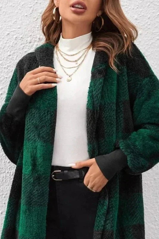 Alberte | Geruite hoodie