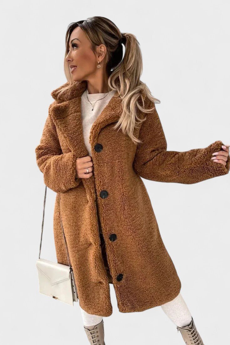 Birgitte™ | Elegant teddyjakke i luksuriøst design