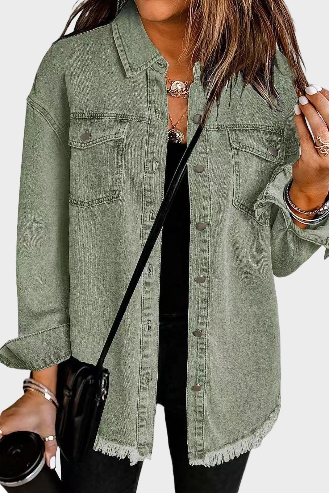 Ida | Groen jeansjasje