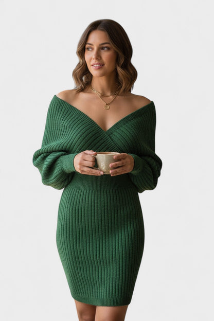 Klara™ | Elegant Omslagskjole med V-hals
