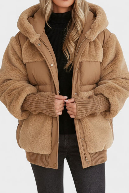 Lena | Luxe donsjas met capuchon