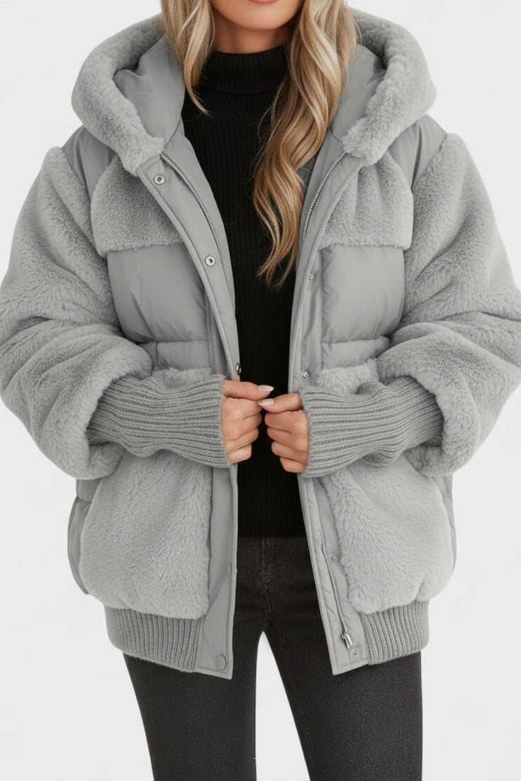 Lena | Luxe donsjas met capuchon