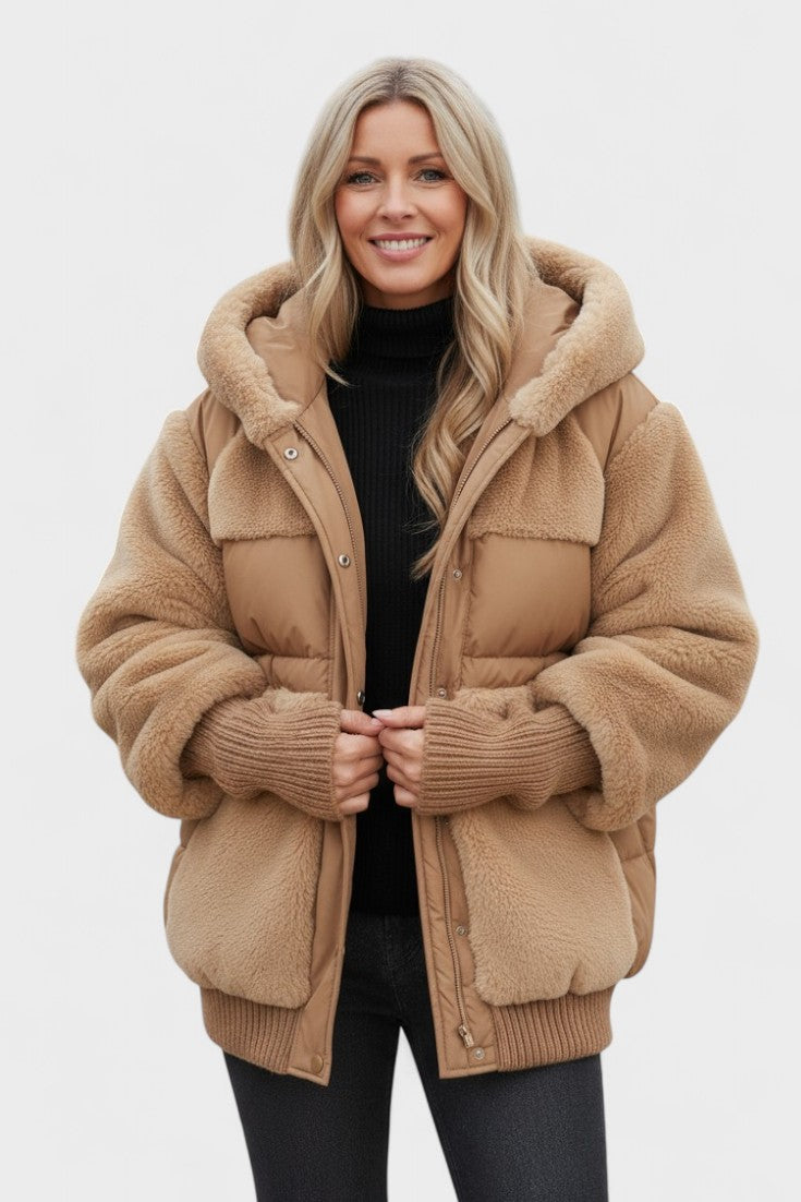 Lena | Luxe donsjas met capuchon