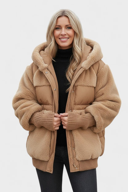 Lena | Luxe donsjas met capuchon