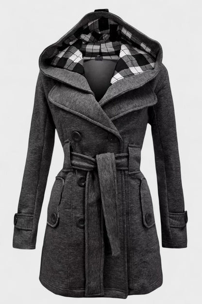 Leona™ | Elegant dobbeltradet frakke