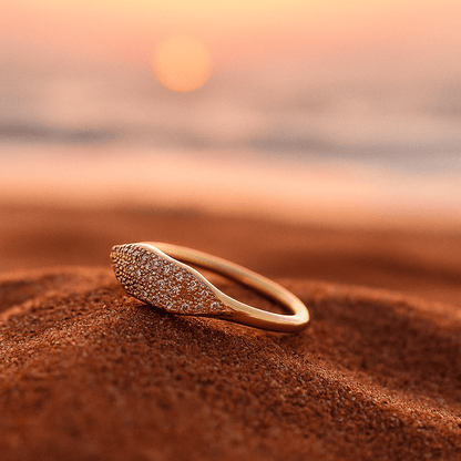Marie | Guldring zirkon